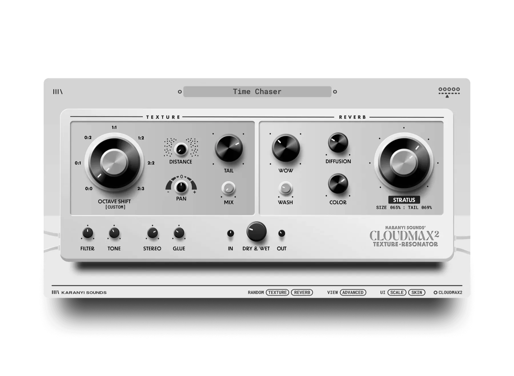Karányi Sounds Cloudmax 2 Texture Resonator VST plugin interface